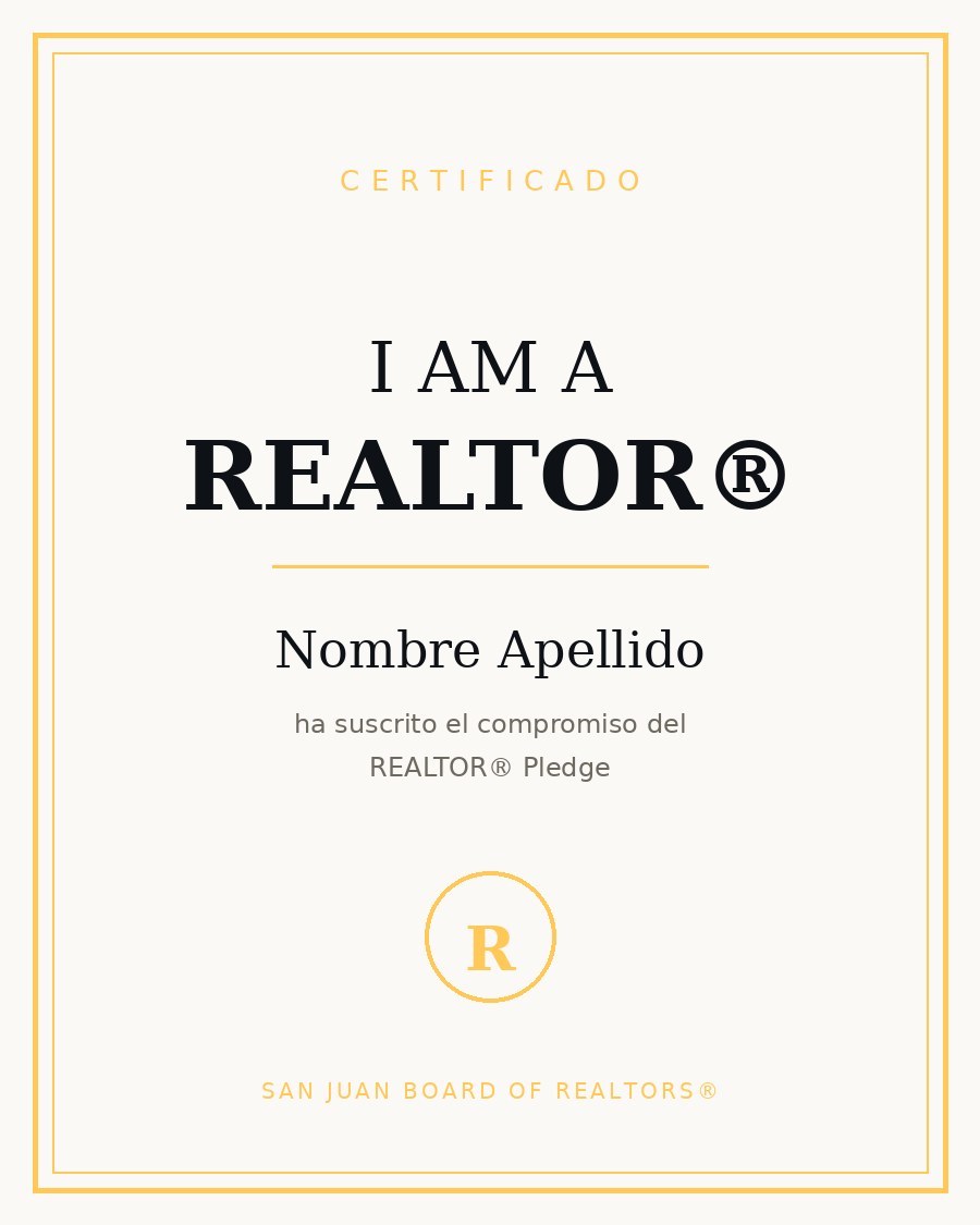 Certificado REALTOR®